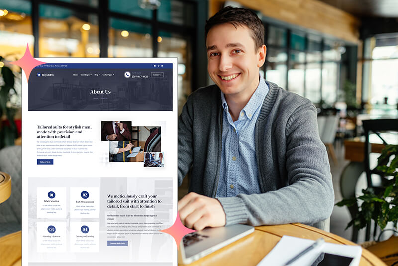 Create a website with wordpress