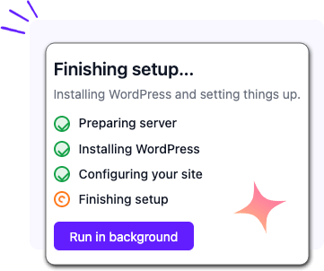 Fresh WP Install