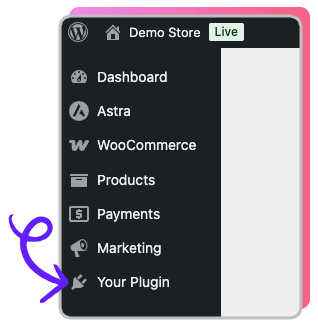 Product Demo Menu